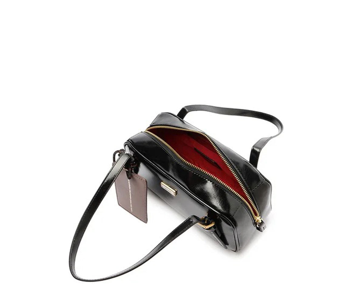 BOLSA TOTE PEQUENA LISA PRETA C 50012 1971 0001 ANACAPRI Imagem secundária do produto