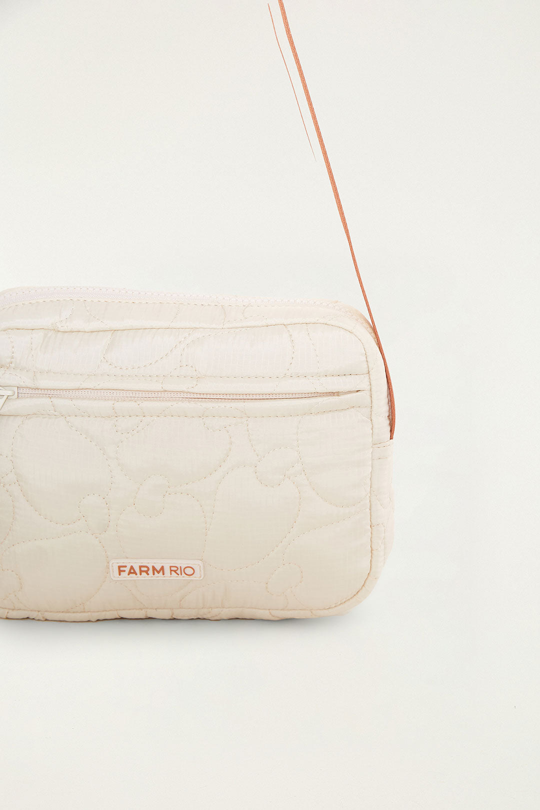 BOLSA FARM ZIRIGUIDUM LISOS PUFFER BEGE 78328329R FARM Imagem secundária do produto