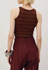 BLUSA REGATINHA LISTRADA 105149 CACAY