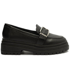 MOCASSIM TRATORADO PRETO FIVELA C 30454 0002 0001 ANACAPRI - Vintedoisk