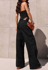 CALÇA CARGO JEANS UTILITY 8303 ALCANCE