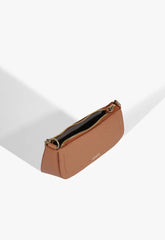 BOLSA TIRACOLO PEQUENA TINA MARROM S 50015 0712 0062 SCHUTZ
