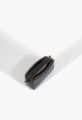 BOLSA TIRACOLO PEQUENA NICKY COURO PRETA S 50015 0865 0001 SCHUTZ