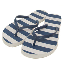 CHINELO DE DEDO AZUL E BRANCO LISTRAS Z 19026 0096 0008 BRIZZA