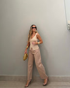 Calça Feminina ALCANCE ref. JEANS BALLOON - VintedoisK
