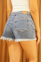SHORTS JEANS BARRA DESFIADA GALACTIC 7907 ALCANCE