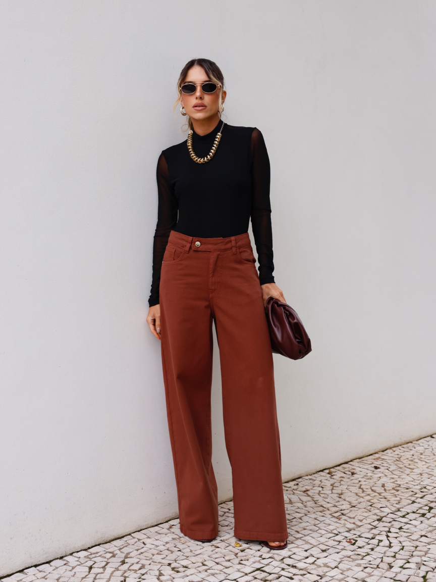 Calça Feminina Skenn ref. RETA SARJA - VintedoisK