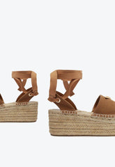 SANDÁLIA PLATAFORMA ESPADRILLE MARROM S 21662 0007 0001 SCHUTZ - Vintedoisk