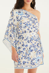 VESTIDO OMBRO SO AZULEJARIA 351151 FARM RIO