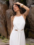 Vestido Feminino Skenn ref. VESTIDO LINHO - VintedoisK