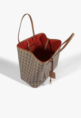 BOLSA SHOPPING GRANDE TRIANGLE BEGE S 50018 3171 0001 SCHUTZ