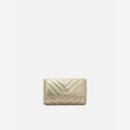 BOLSA TIRACOLO DOURADA PEQUENA MATELASSÊ CORRENTE A 57100 1798 0017 AREZZO