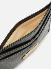 PORTA CARTÃO PRETO COURO TAG METAL A 40011 0365 0001 AREZZO