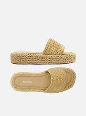 PAPETE PALHA FLATFORM BEGE A 13945 0005 0001 AREZZO