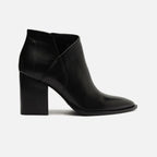 BOTA PRETA COURO CANO CURTO BLOCO A 11879 0001 0001 AREZZO