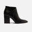 BOTA PRETA COURO CANO CURTO BLOCO A 11879 0001 0001 AREZZO