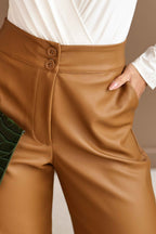 Calça Feminina Amicia ref. PANT COURO - VintedoisK