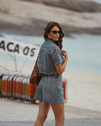 Shorts Feminino Alcance ref. SHORTS JEANS - VintedoisK