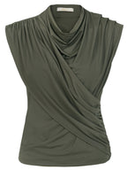 Look completo com blusa Fluidez Begonia rosa Skenn, estilo feminino elegante