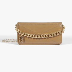 BOLSA BEGE COURO COSTURA EM X S 50018 3035 0003 SCHUTZ