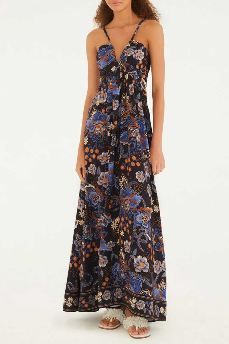 VESTIDO LONGO NOITE FLORIDA 342229 FARM RIO
