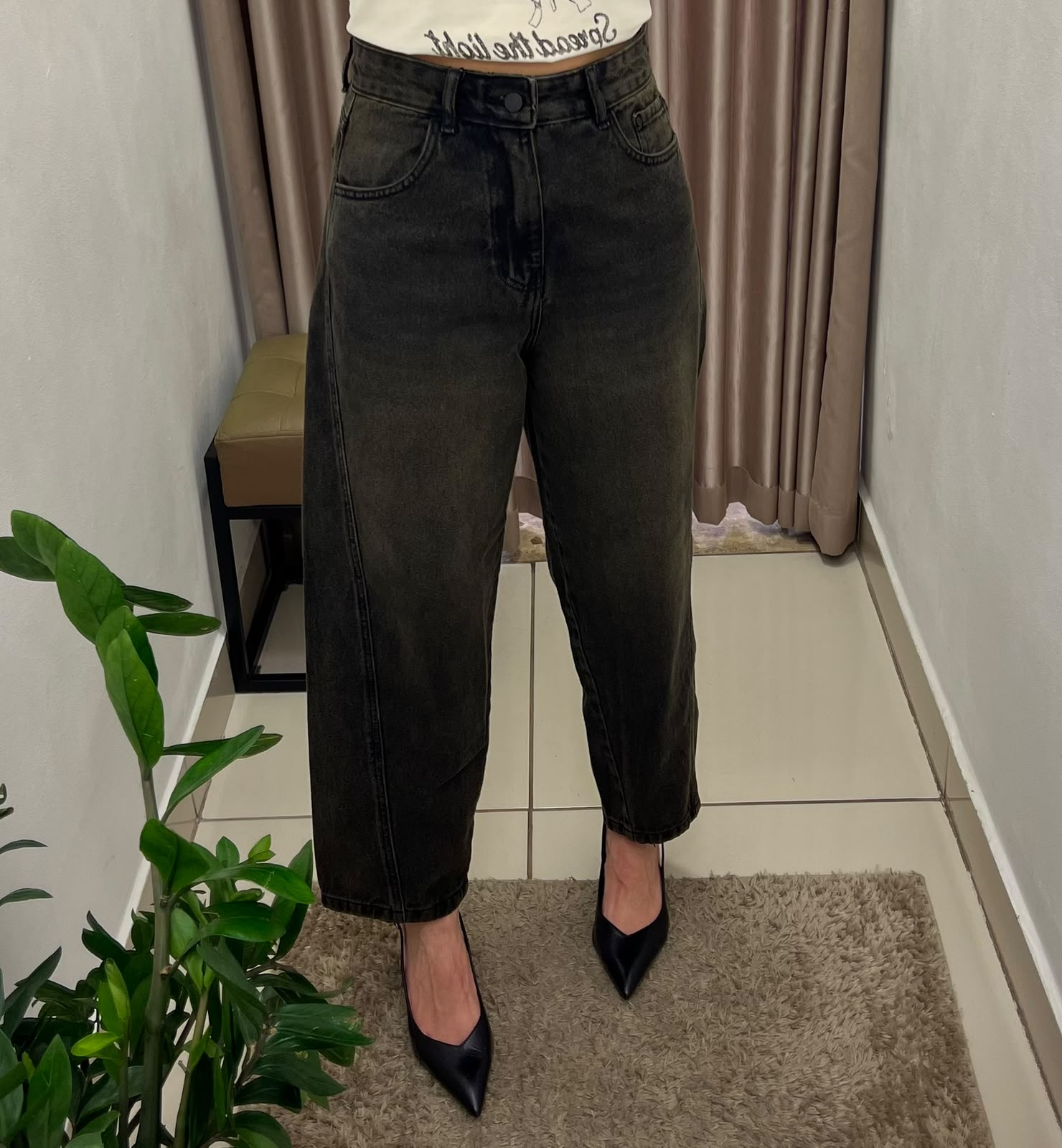 Calça Feminina Alcance ref. JEANS BALLOON - VintedoisK