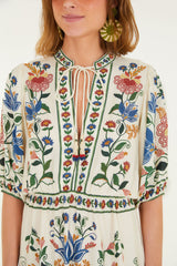 VESTIDO CURTO JARDIM BELEZA 345217 FARM RIO