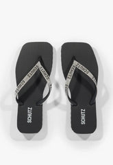 CHINELO BRILHO PRETO S 22295 0010 0001 SCHUTZ