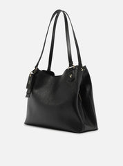 BOLSA HOBO PRETA GRANDE BAG CHARM TAG A 50021 0963 0001 AREZZO