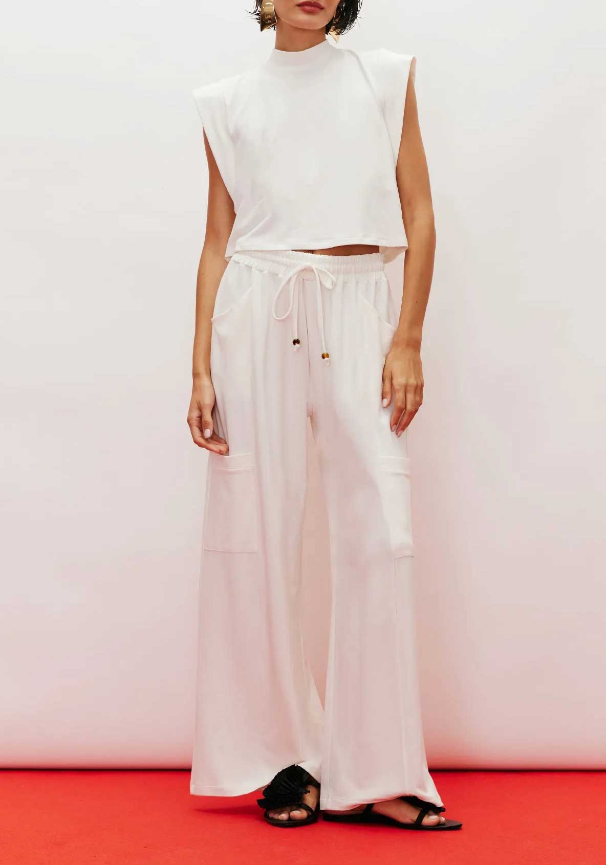 CALÇA PANTALONA BOLSO LATERAL 102586 CACAY Imagem secundária do produto