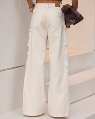 CALÇA JEANS CARGO UTILITY AVEIA 9752 ALCANCE