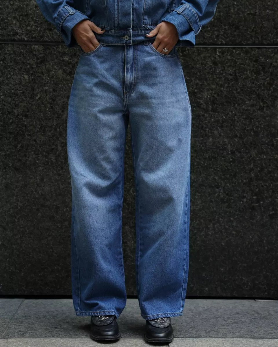 Calça Feminina Alcance ref. BAGGY DOWN - VintedoisK Imagem principal do produto