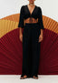 Blusa cropped tunel manga feminina Cacay, vista frontal em tom claro