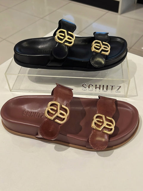 Papete Modern Couro Marrom Escuro S 22630 0025 0009 Schutz — Instagram @lojavintedoisk