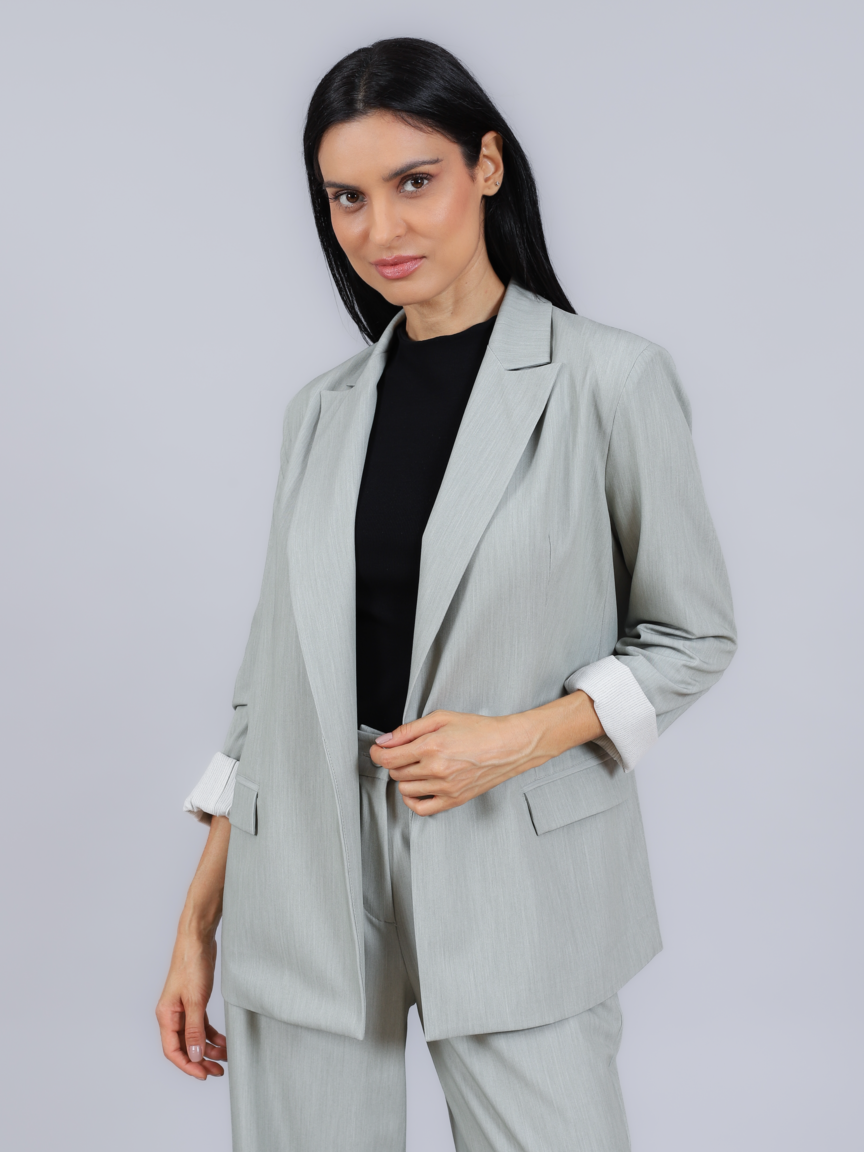 Blazer alfaiataria manga estampada 393803 Skenn close estampa