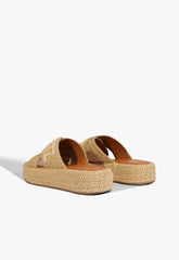 SANDÁLIA PAPETE VIENA RÁFIA NATURAL S 21869 0038 0002 SCHUTZ