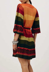 VESTIDO CURTO DETALHE AMARRAÇÃO 104849 CACAY