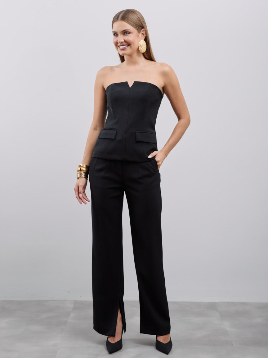 Calça Feminina Skenn ref. ALFAIATRIA FENDA - VintedoisK Imagem principal do produto