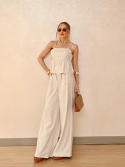 CALÇA LISTRADA LINHO RESORT 403334 SKENN