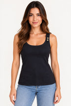 BLUSA REGATA ALÇA DET R7772 COQUETA