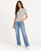 BLUSA LISTRADA COM GOLA B8736 COQUETA