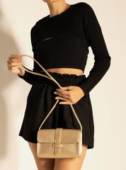 BOLSA TIRACOLO DOURADA BETINA PEQUENA A 50021 0639 0006 AREZZO