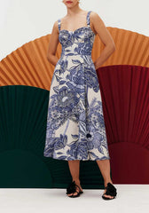 VESTIDO BOJO ESTRUTURADO SAIA 102377 CACAY