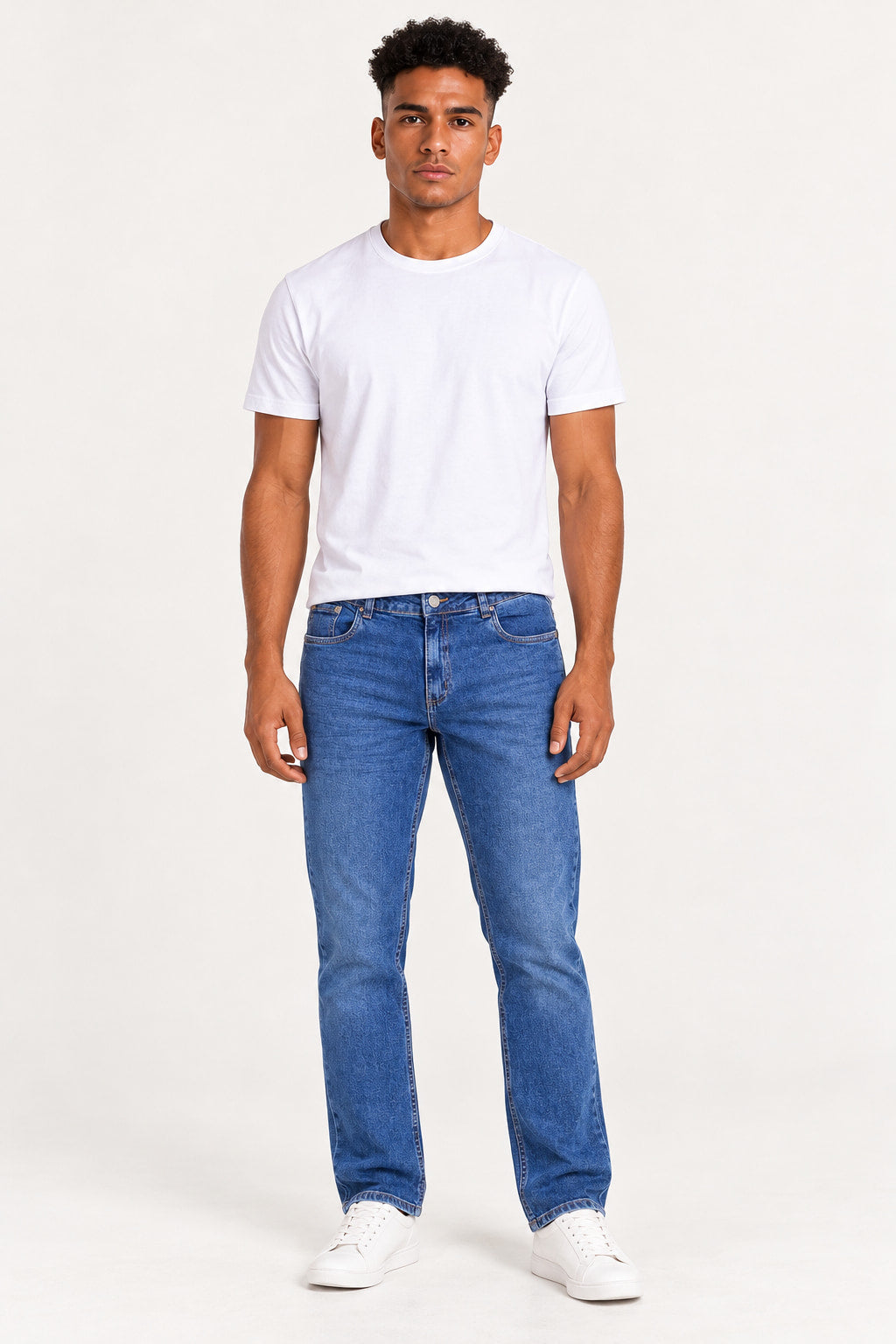 CALCA BAGGY JEANS MASC BARRA NORMAL CAMAS00117 REVANCHE