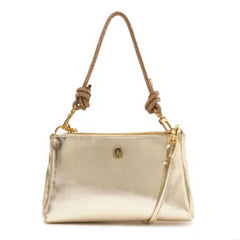 BOLSA TIRACOLO PEQUENA ALÇA STRASS DOURADA C 50016 0559 0006 ANACAPRI