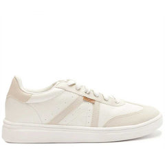 TÊNIS PONTILHADO LATERAL BIA BRANCO E BEGE  C 30523 0006 0001 ANACAPRI