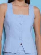 Blusa colete alfaiataria 403188 Skenn feminina vista traseira