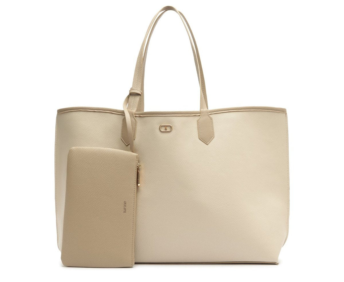 BOLSA SHOPPING GRANDE REVERSÍVEL BRANCA C 50036 0082 0003 ANACAPRI Imagem secundária do produto