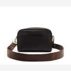 BOLSA TIRACOLO MÉDIA NYLON ALÇA FITA PRETA C 50039 0015 0003 ANACAPRI