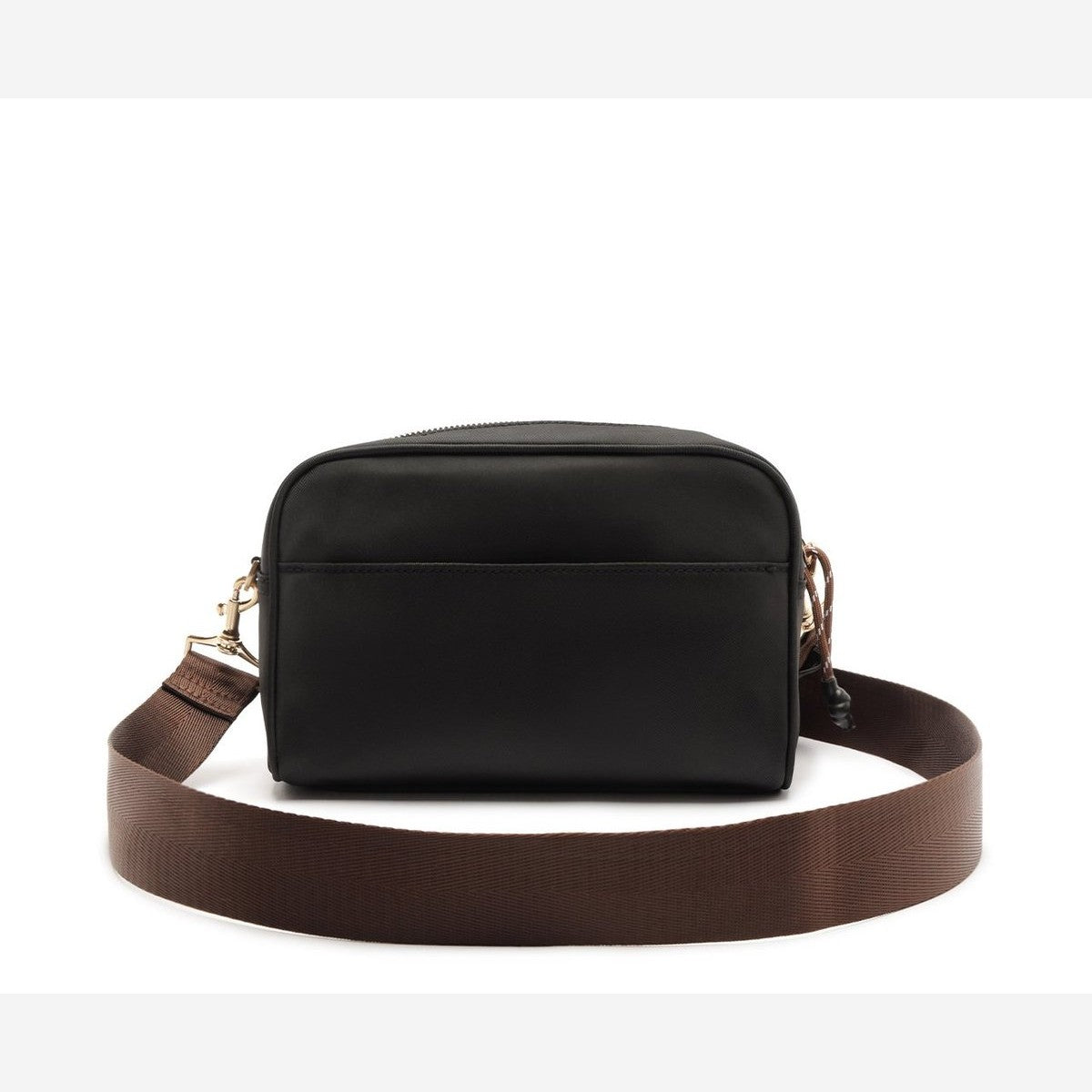 BOLSA TIRACOLO MÉDIA NYLON ALÇA FITA PRETA C 50039 0015 0003 ANACAPRI